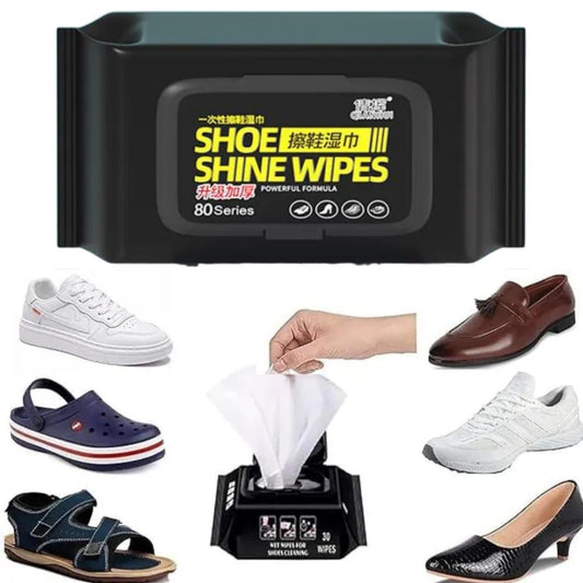 Shoes Shine Wipes | 80 Pieces Per Pack